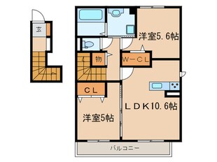 グランデ　Ａ棟の物件間取画像